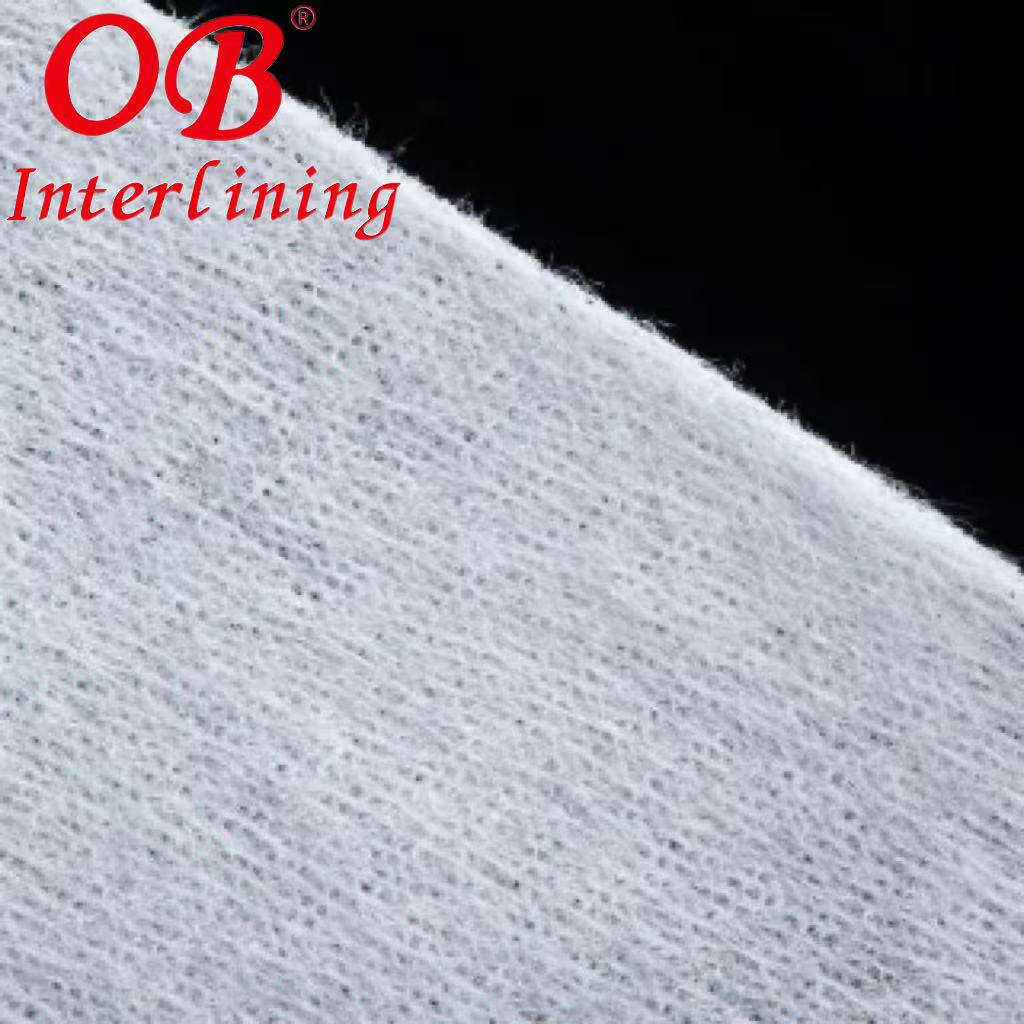 Semi-Cross-Lapped Plain Spunlace Nonwoven Fabric